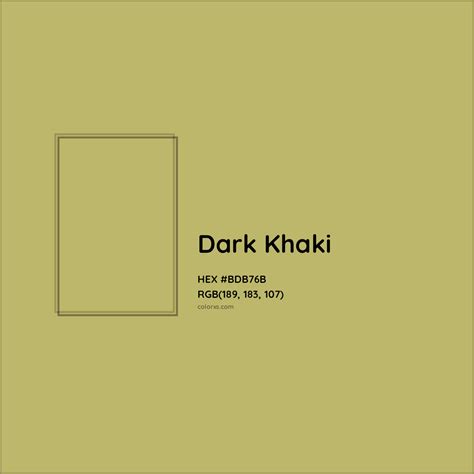 About Dark Khaki - Color codes, similar colors and paints - colorxs.com