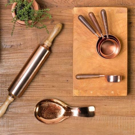 Handcrafted Copper Utensils & Tools | VivaTerra | Copper utensils ...