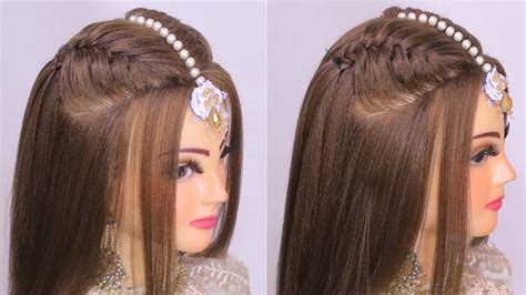 Easy hairstyles l fishtail braid l wedding hairstyles l mehndi ...