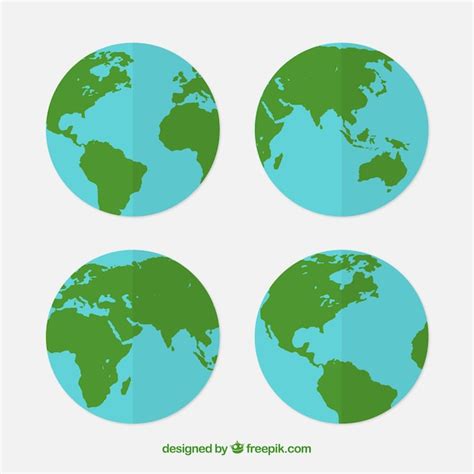 World Globe Vector Free Download