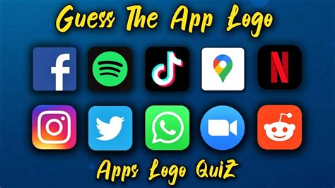 Guess The App Logo | Apps Logo Quiz | - YouTube