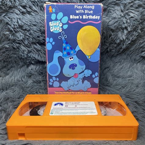 Blue's Clues : Blue's Birthday VHS 1998 Blues Nick Jr Nickelodeon ...