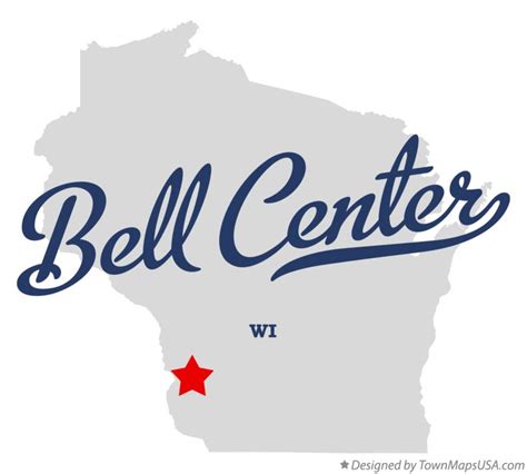 Map of Bell Center, WI, Wisconsin