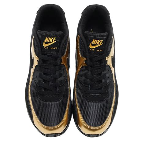 Nike Air Max 90 Black Metallic Gold 537384-058 - KicksOnFire.com