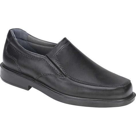 SAS - Men's SAS Diplomat Slip-On Moc Toe Shoe Black Leather 8 W - Walmart.com - Walmart.com