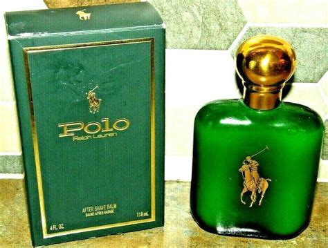 POLO GREEN Cologne Perfume Ralph Lauren AFTER SHAVE BALM 4.0 FL. OZ. 118ML NIB - Men