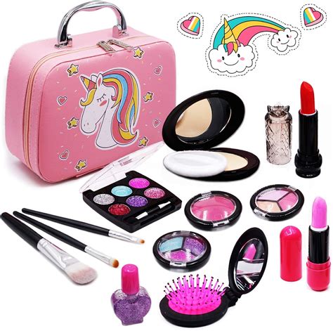 Kids Makeup Kit For Girls Washable Real Makeup Set For Little Girls | Images and Photos finder