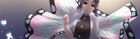 5120x1440 Shinobu Kochou From Demon Slayer 5120x1440 Resolution Wallpaper, HD Anime 4K ...