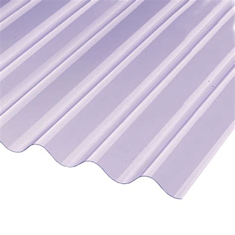 Corrugated Clear Plastic Lightweight PVC Roof Sheet - Clarkes of Walsham