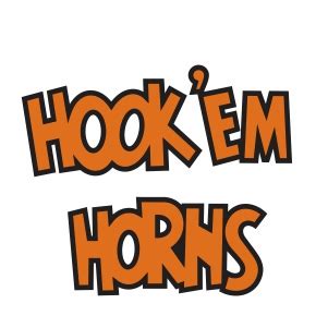 Buy Hook Em Horns Logo Svg Png online in UK