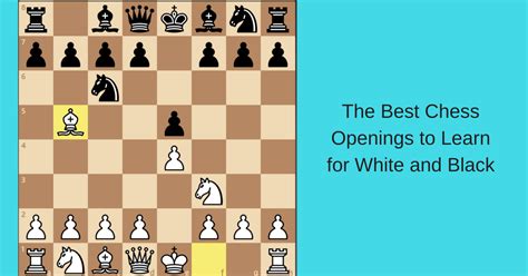 Best Chess Openings for White & Black (42 Openings)