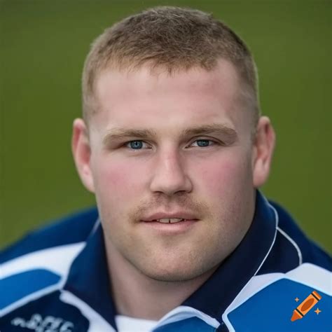 Portrait of a scottish rugby player in 8k resolution on Craiyon