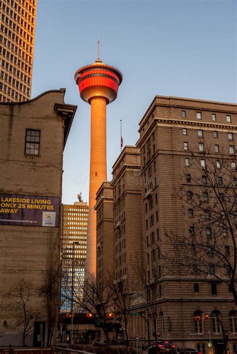 Calgary Tower stock image. Image of tourism, restaurant - 2937425