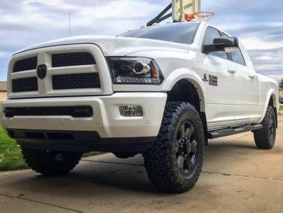 2017 2500 Mega cab leveled with 295/65R20 Toyo Open Country M/T on OEM ...