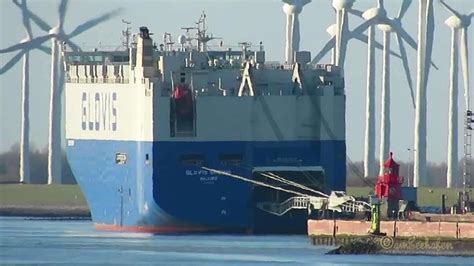 car carrier GLOVIS SPRING V7DU5 IMO 9749594 RoRo cargo ship merchant vessel embarking export ...