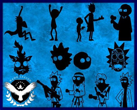 Rick And Morty Silhouette Art - Tabemono Wallpaper