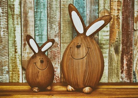 Two Brown Bunnies Table Decor · Free Stock Photo