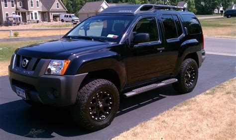 Nissan xterra with black rims