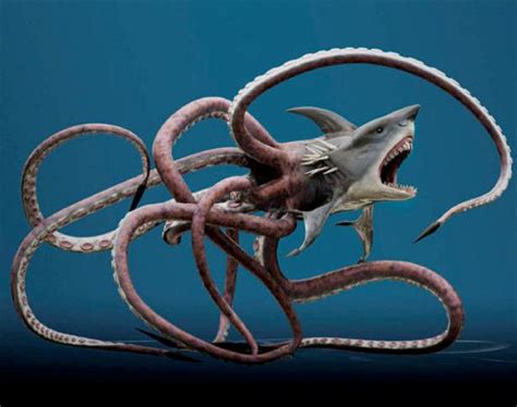 sharktopus | Shark, Mythological animals, Mythical creatures