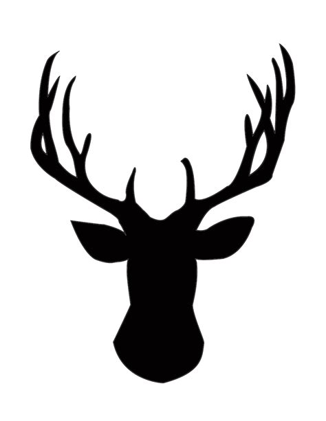 Deer Antler Silhouette Png - ClipArt Best