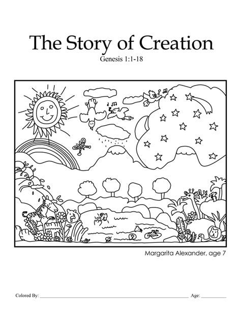 Creation Coloring Pages - Best Coloring Pages For Kids