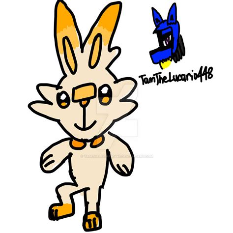 Shiny Scorbunny by TamTheLucario448 on DeviantArt