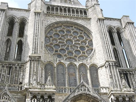 Chartres Cathedral South Facade Rose Window Exterior | Flickr