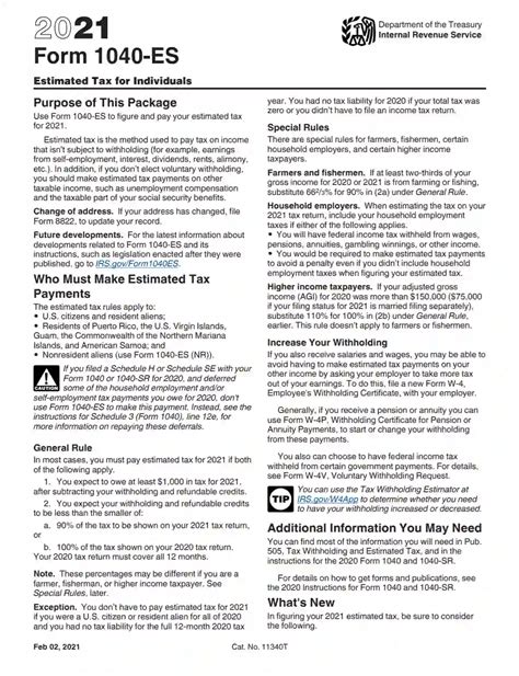 IRS Form 1040-ES ≡ Fill Out Printable PDF Forms Online