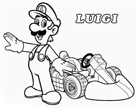 Mario Kart Coloring Pages | Mario coloring pages, Super mario coloring ...