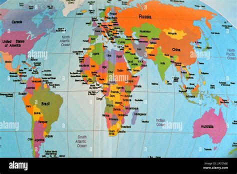 Map Of The World Continents Labeled