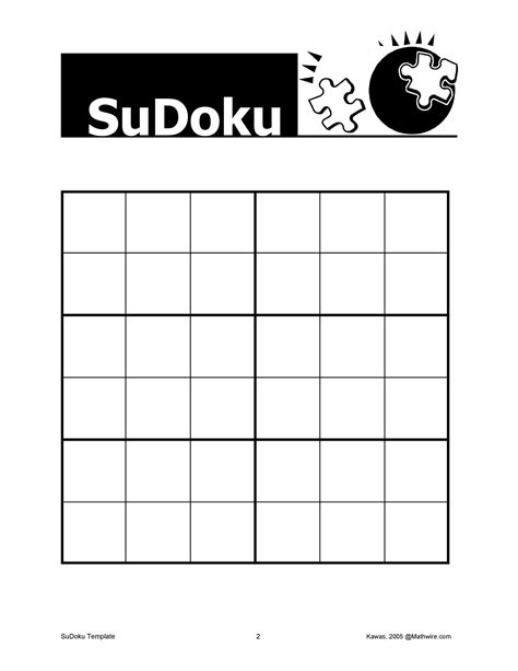 Blank Printable Sudoku - Customize and Print