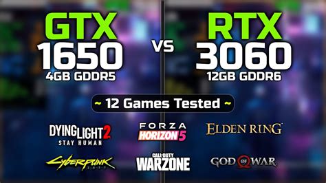 GTX 1650 vs RTX 3060 | How Big Is The Difference?? - YouTube