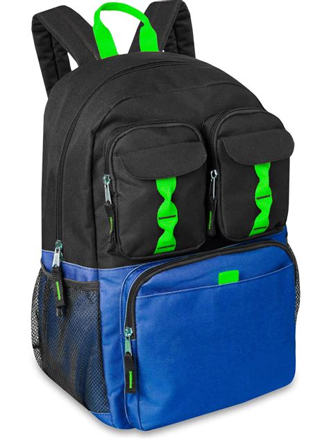 18 Inch Deluxe Quadruple Pocket Backpack - Walmart.com