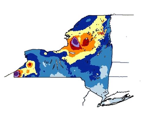 New York State Annual Snowfall Map • NYSkiBlog Directory