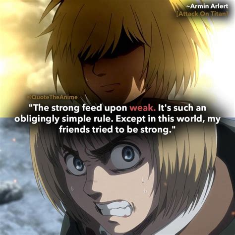 15+ Powerful Armin Arlert Quotes (HQ Images) - AOT | QTA | Armin, Attack on titan, Attack on ...