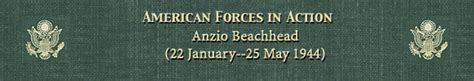 HyperWar: American Forces in Action: Anzio Beachhead: The Anzio Landing ...