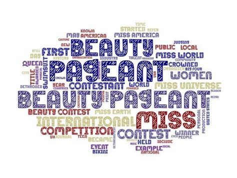 Wordcloud Beauty Contests Art Graphic by laurenejlevinson · Creative ...