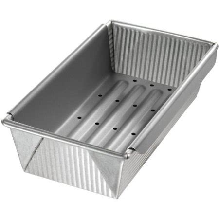 USA Pan Meat Loaf Pan with Insert, 10 by 5-Inch - Walmart.com