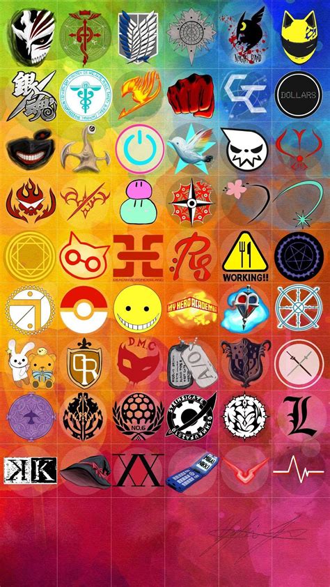 Anime Symbols Wallpapers - Wallpaper Cave