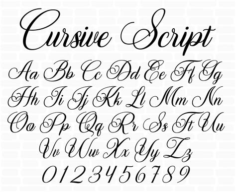 Cursive Font Wedding Font Font Monogram Cursive Font for | Etsy in 2021 | Cursive fonts, Cursive ...