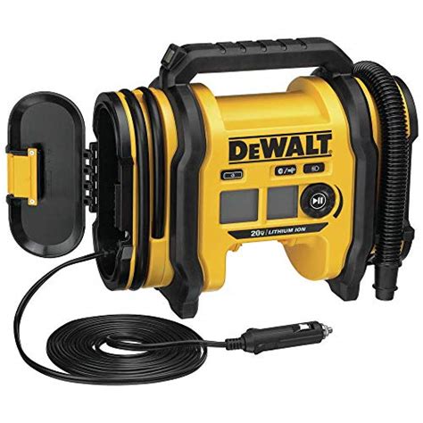 DEWALT 20V MAX Tire Inflator, Compact and Portable, Automatic Shut Off ...