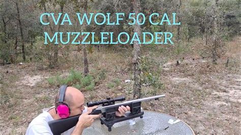 CVA WOLF 50 cal muzzleloader first 6 shots! - YouTube