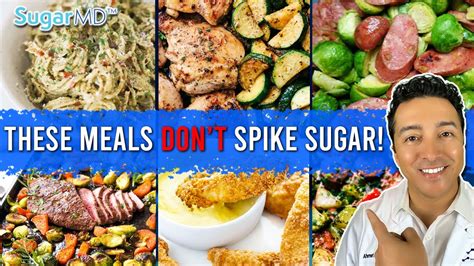 Easy Diabetic Meals & Recipes That Wont Raise Blood Sugar! - YouTube