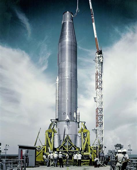 Atlas Missile On Launchpad Photograph by Us Air Force - Pixels