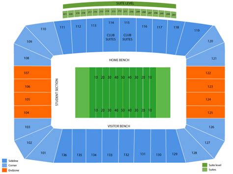 Unc Charlotte Football Stadium Seating Chart - Jerry Richardson Stadium ...