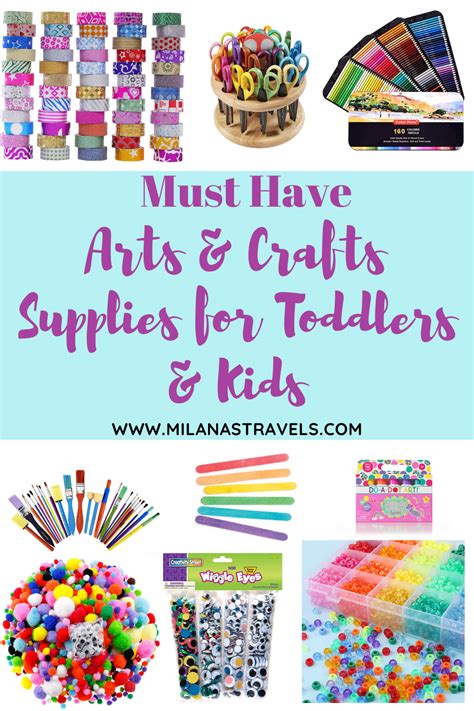 The Best Arts & Crafts Supplies for Kids - Family Friendly Travel ...