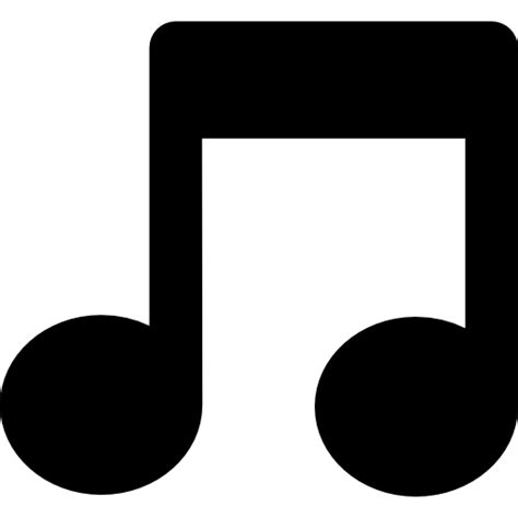 Musical note symbol Basic Rounded Filled icon