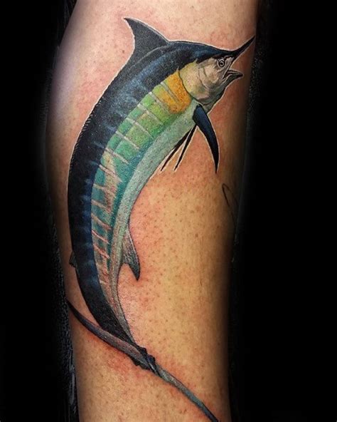 60 Marlin Tattoo Designs For Men - Fish Ink Ideas