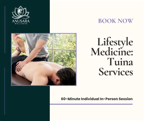 Lifestyle Medicine -Tuina Services | Anusara Wellness