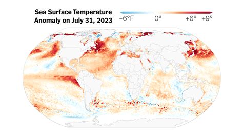 Ocean Temperatures Around The World